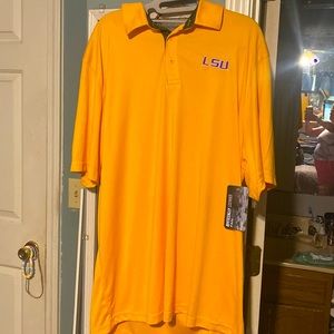 NWT NCAA LSU POLO MENS SHIRT SZ. 2X